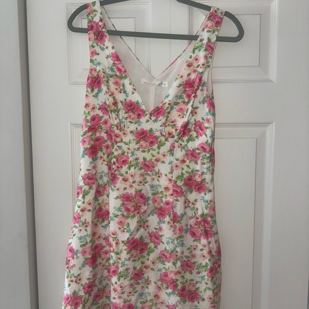 Altar'd State Floral V-Neck Dress